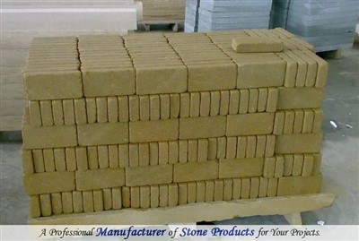 বেলেপাথর মুচি পুনরুদ্ধার করা Tumbled Sandstone Paver