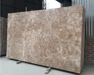 কারখানার দাম হালকা সম্রাট ব্রাউন মার্বেল স্ল্যাব